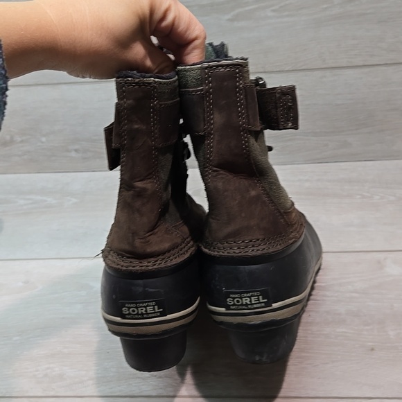 Sorel | Shoes | Sorel Out N About Womens Leather Rubber Duck  Sorel Women NL2125-286 Leather Duckboots Rubber boots shoes sz 10